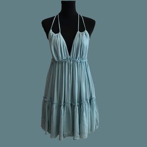 Pink Lily Light Blue Mini Dress